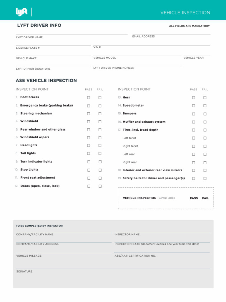 10 Lyft Inspection in New York Neighborhoods