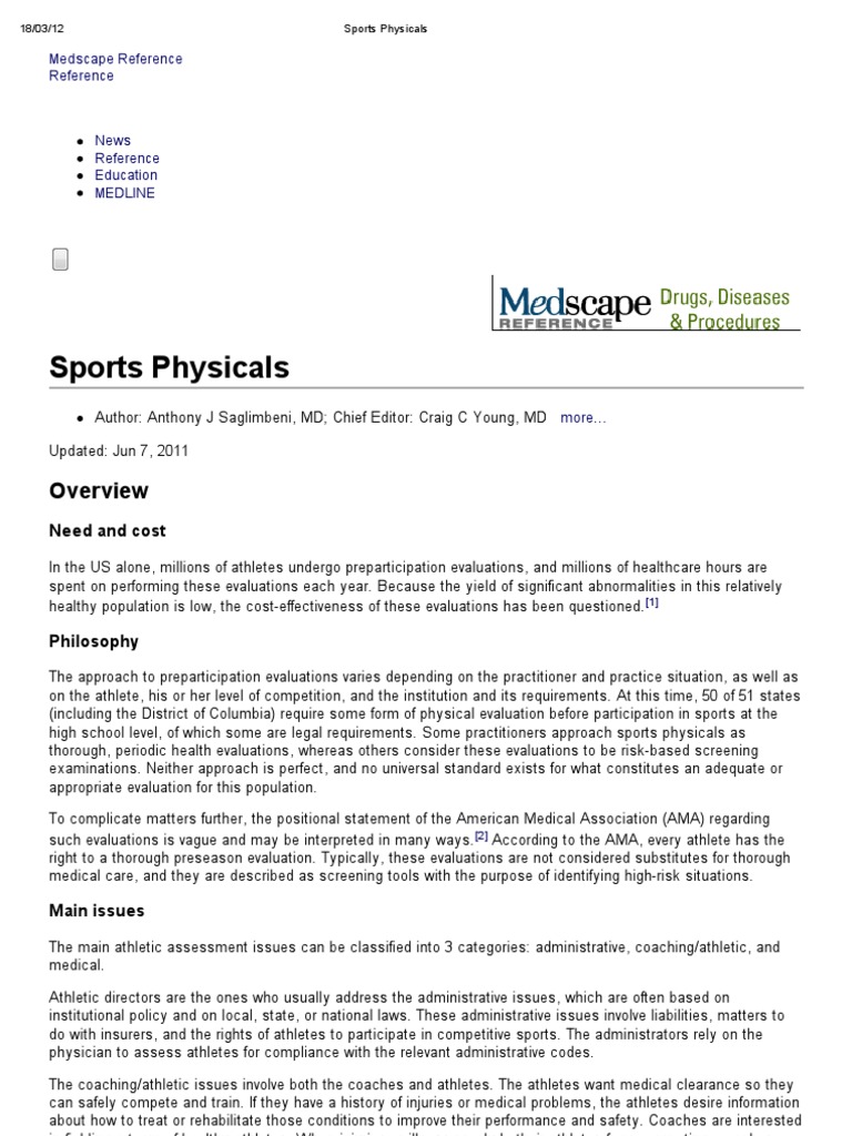 10 Physicals For Sports in New York Neighborhoods