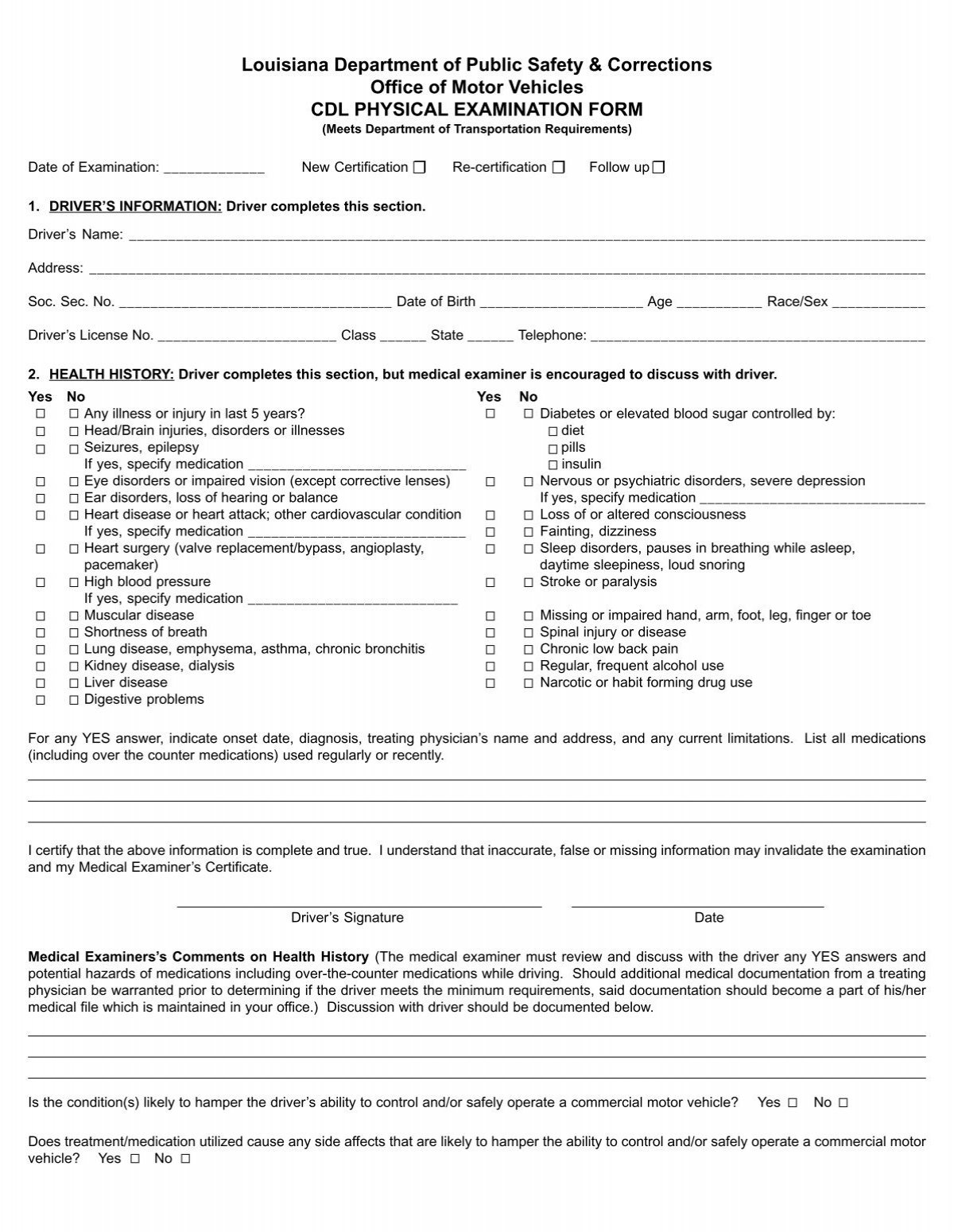 10 Cdl Physical in New York Neighborhoods