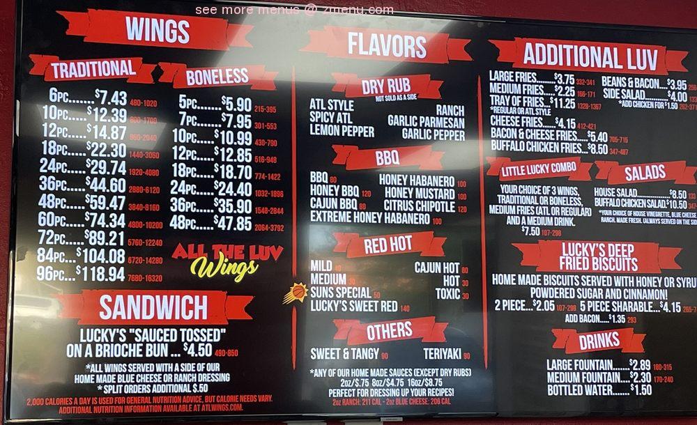 10 Atl Wings in New York Neighborhoods