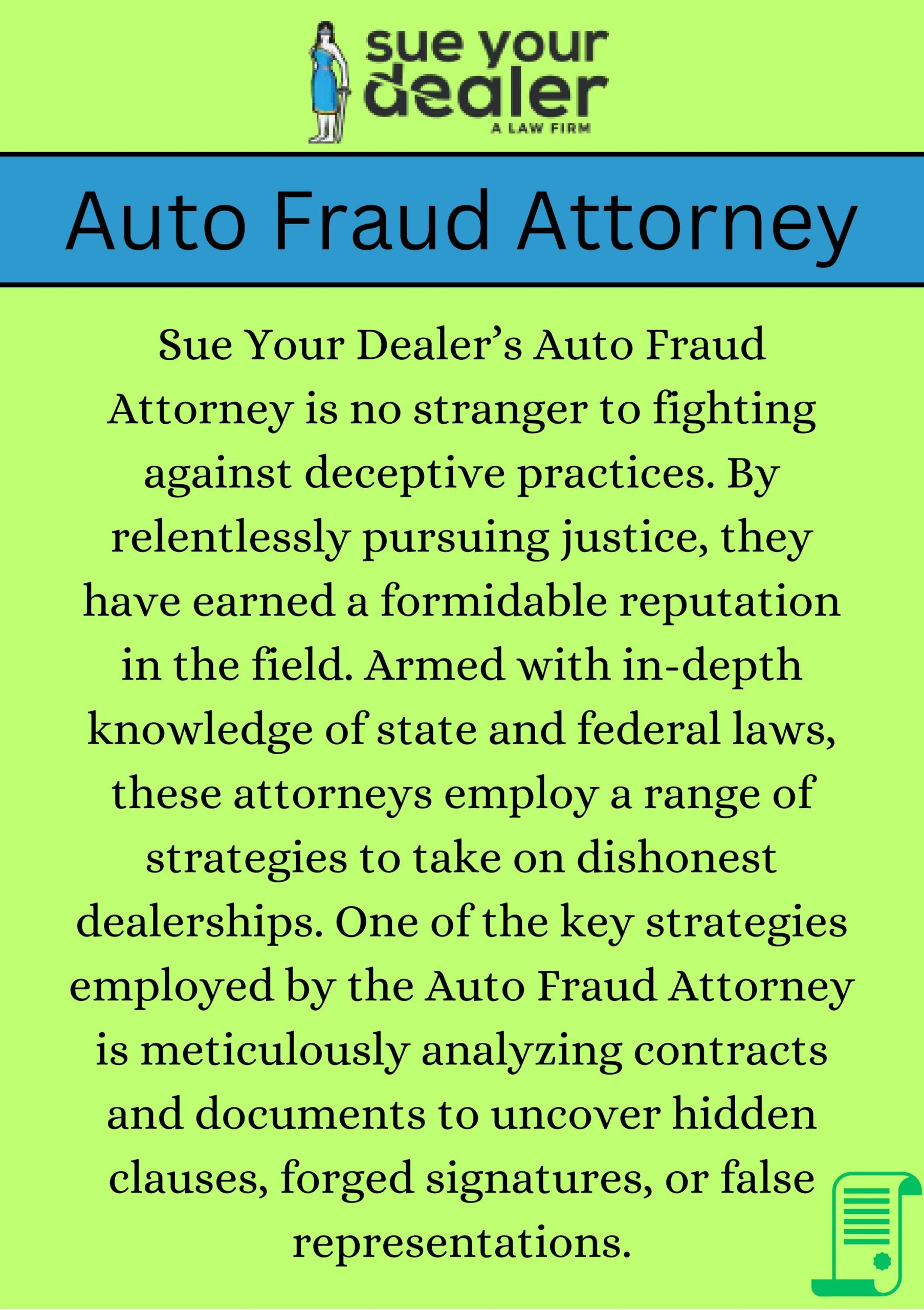 10 Auto Dealer Fraud Attorney in New York Neighborhoods