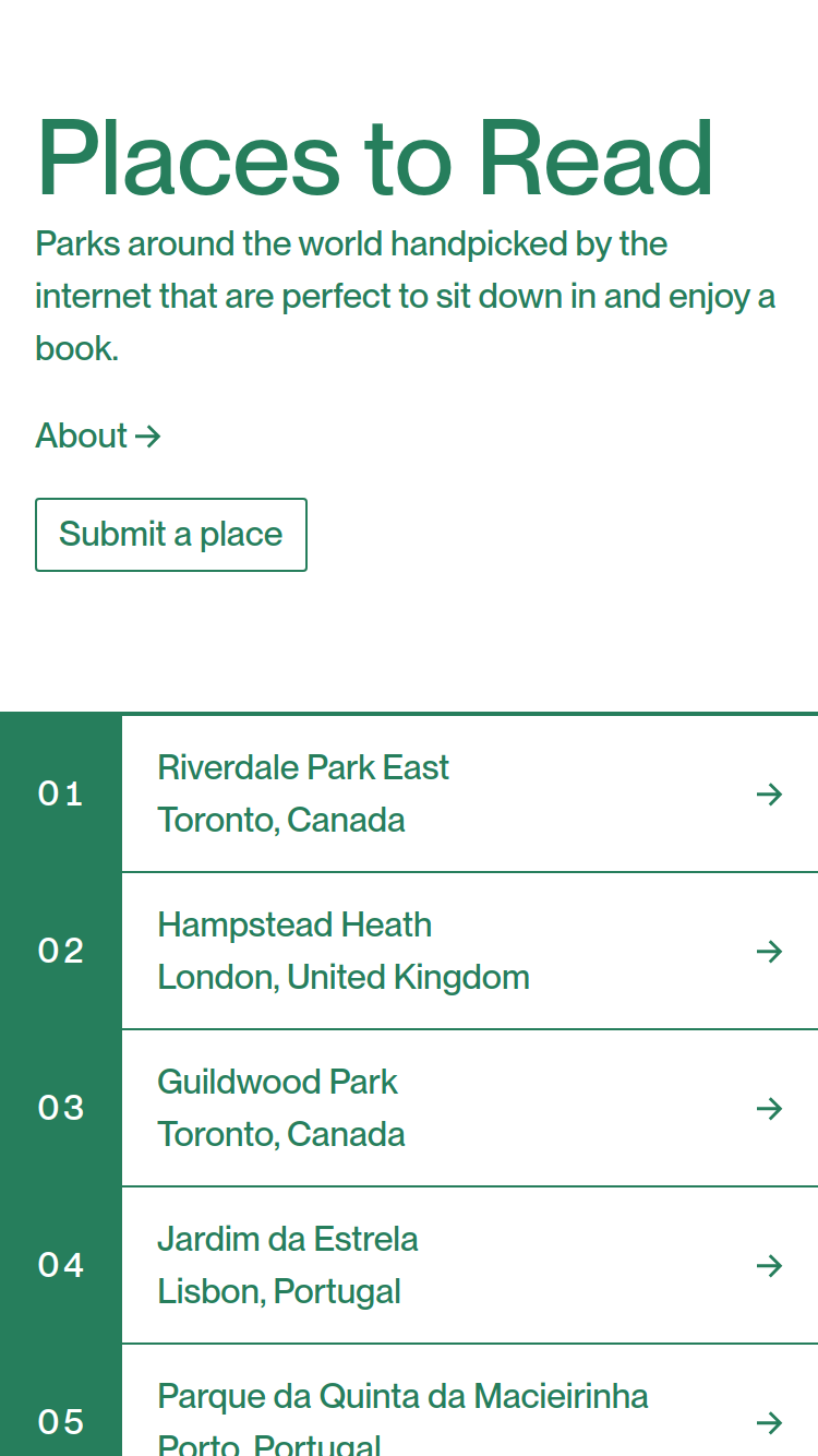 10 Places To Read in New York Neighborhoods